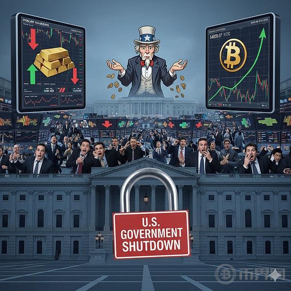 Analysis of the Impact of the US Government Shutdown on Gold and Bitcoin