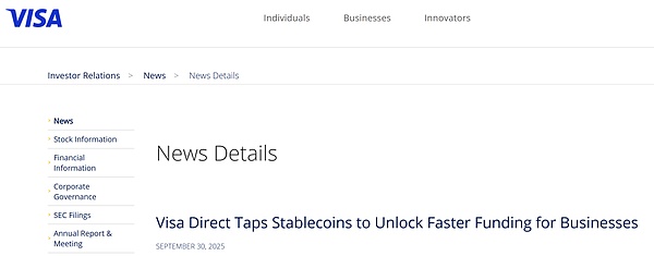 Visa Quietly Opens the Door to On-Chain Lending, Beyond Stablecoin Payments